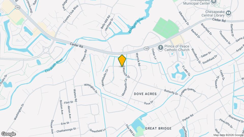 700 Montebello Cir Map and Location Details