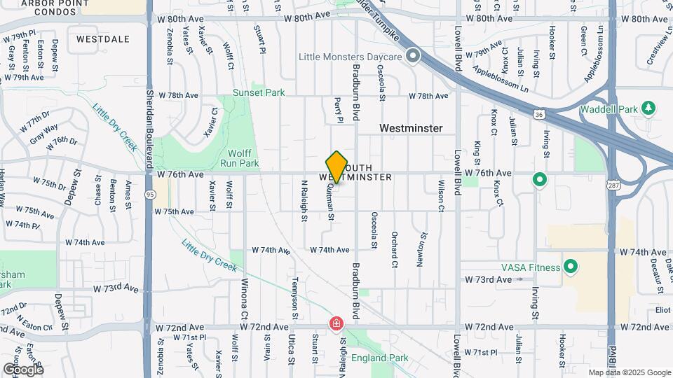 7548-7560 Quitman St Map and Location Details