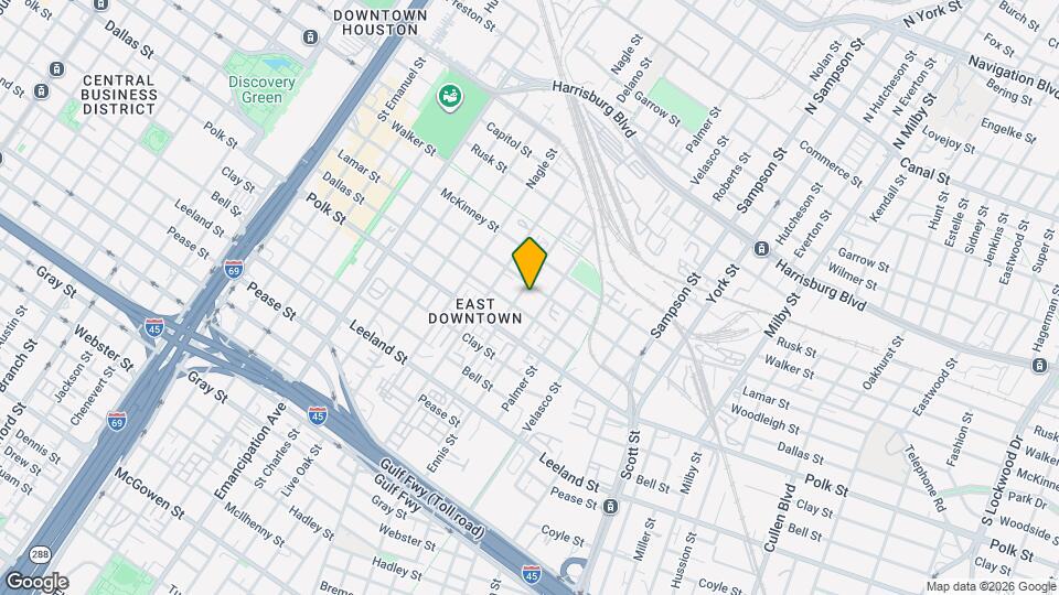 2928 Lamar St Map and Location Details