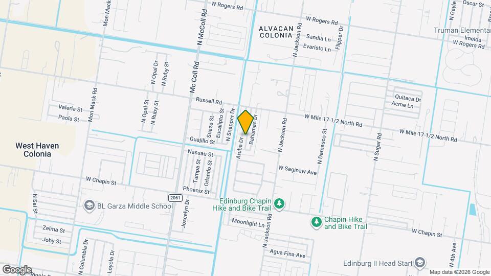 1916 Aruba Dr, Unit Apt C Map and Location Details