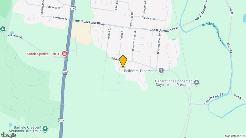 3653 Cedar St Map and Location Details