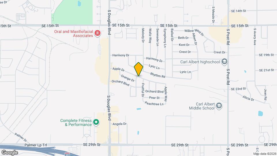 2312 Grapevine Dr Map and Location Details