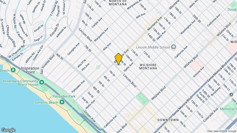 823 Lincoln Blvd Map and Location Details