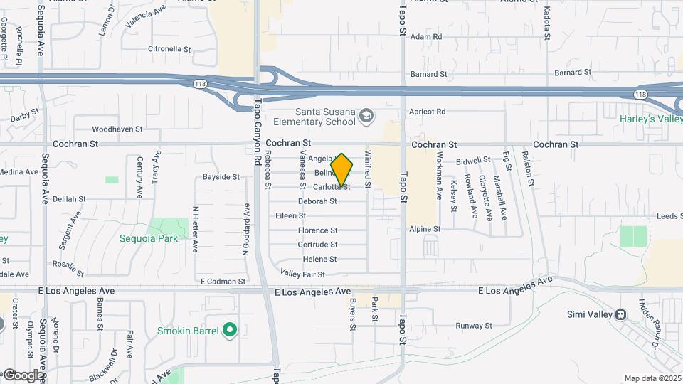 4206 Carlotta St Map and Location Details