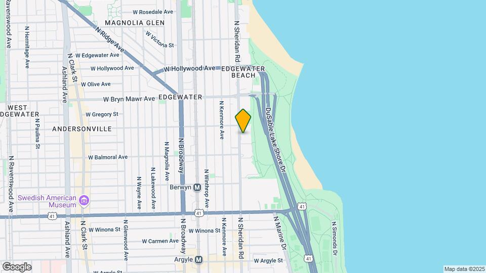 5445 N Sheridan Rd, Unit 1912 Map and Location Details