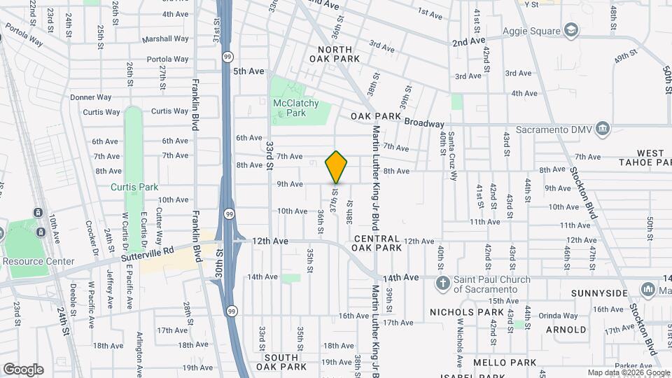 3407 37th St Map and Location Details