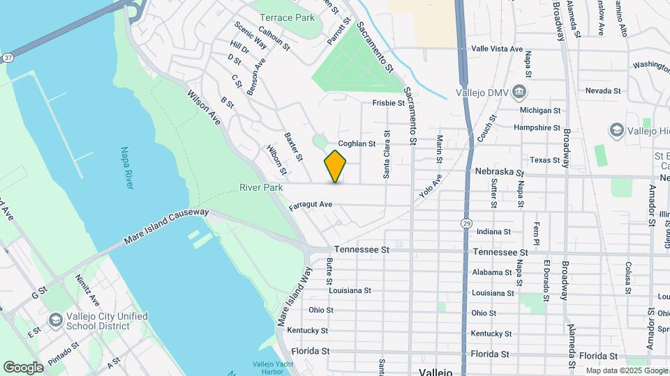 551 Hichborn St Map and Location Details