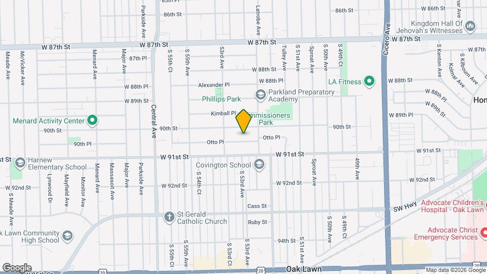 5300 Otto Pl Map and Location Details