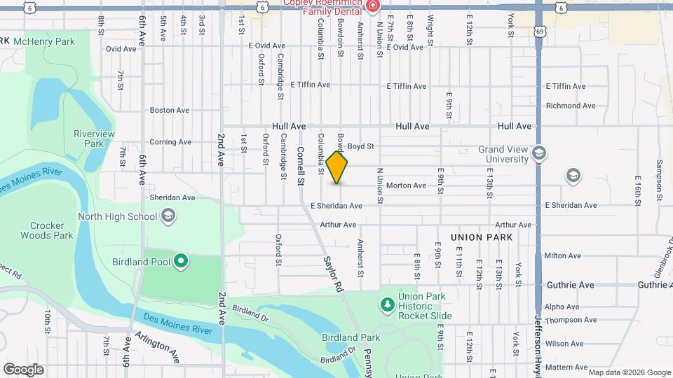 2616 Bowdoin St Map and Location Details