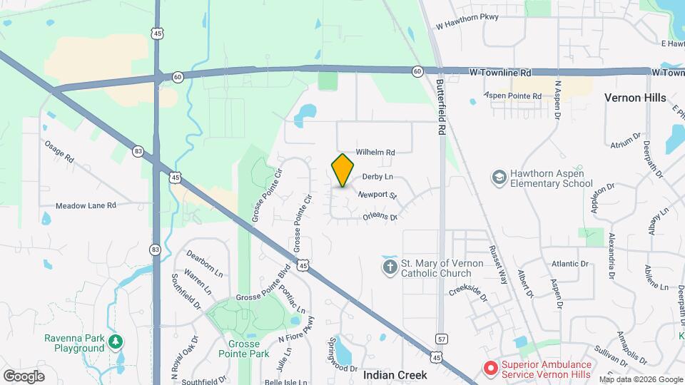 1267 Derby Ln Map and Location Details