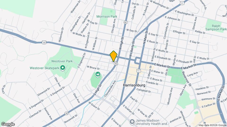 250 W Water St Map and Location Details