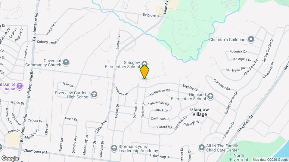 10519 Renfrew Dr Map and Location Details