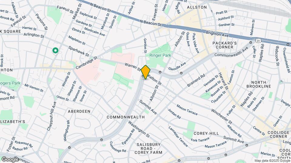 1450 Commonwealth Ave, Unit 417 Map and Location Details