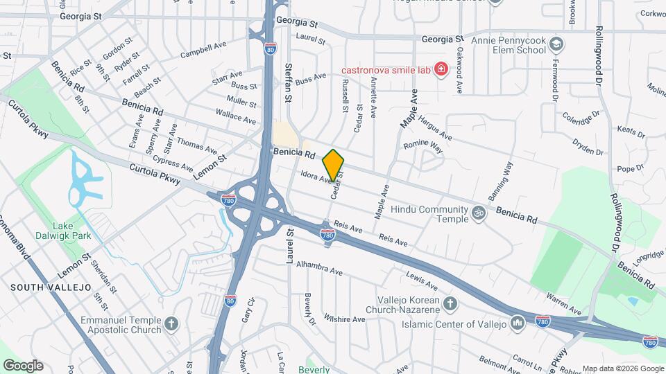 277 Idora Ave Map and Location Details