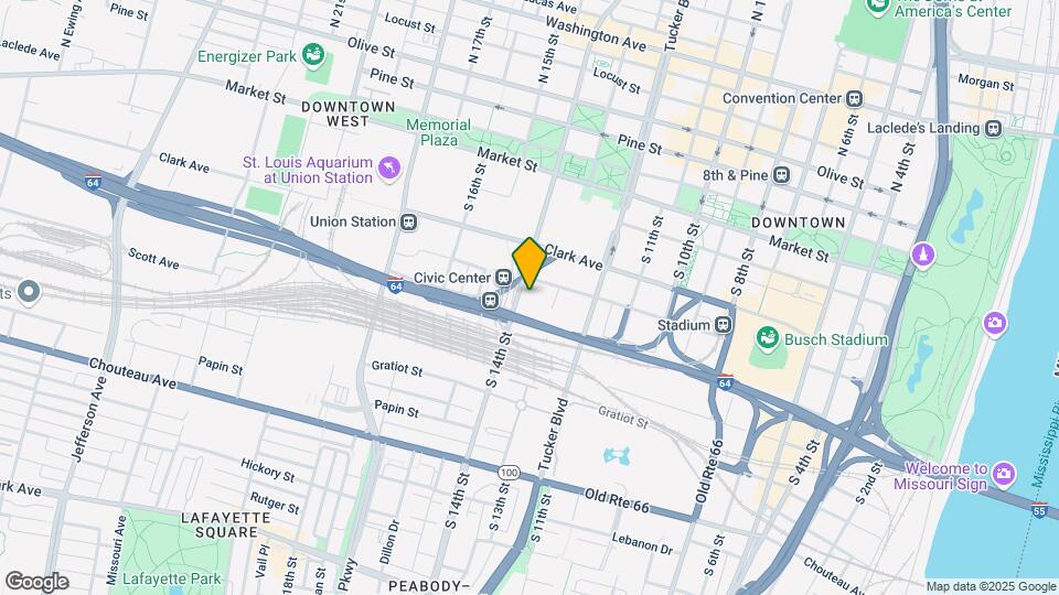 400 S 14th St Map and Location Details