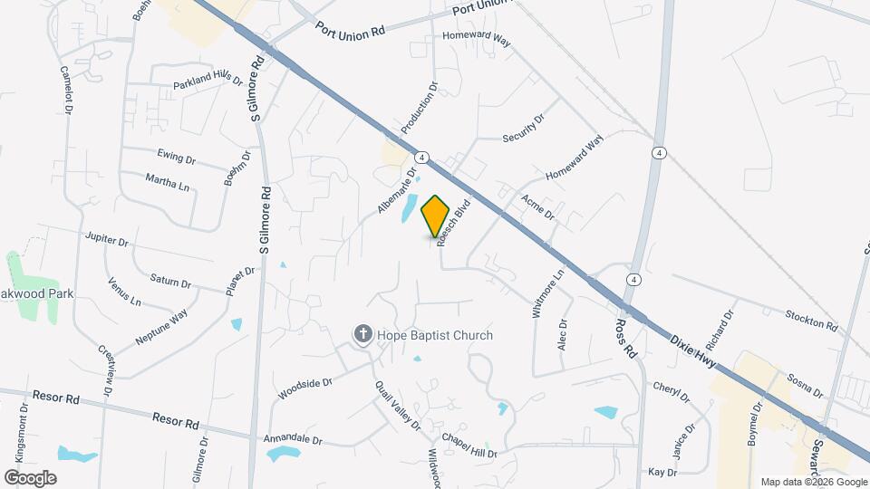 3175 Roesch Blvd Mapa y Detalles de la Ubicación