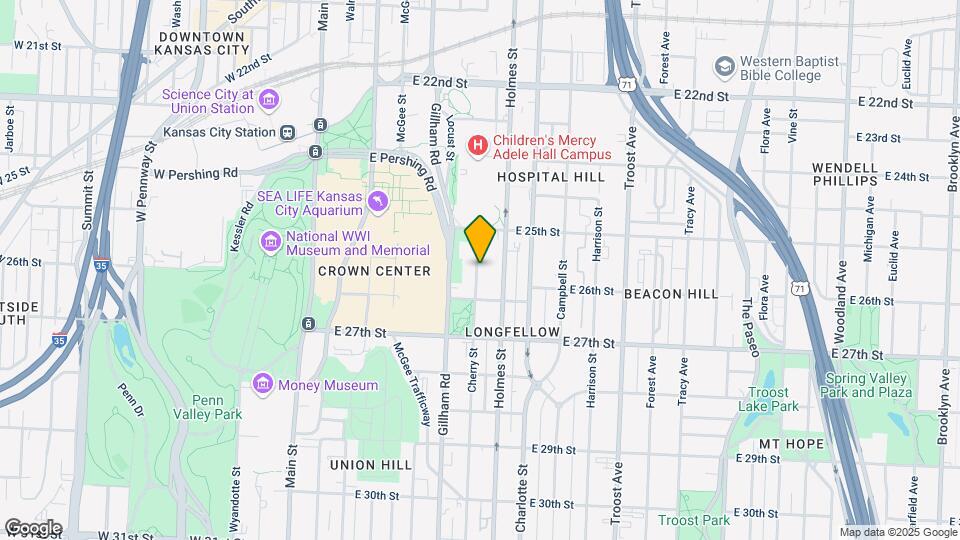 2535 Cherry St Mapa y Detalles de la Ubicación