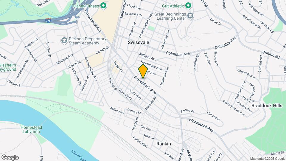 2245 S Braddock Ave Map and Location Details