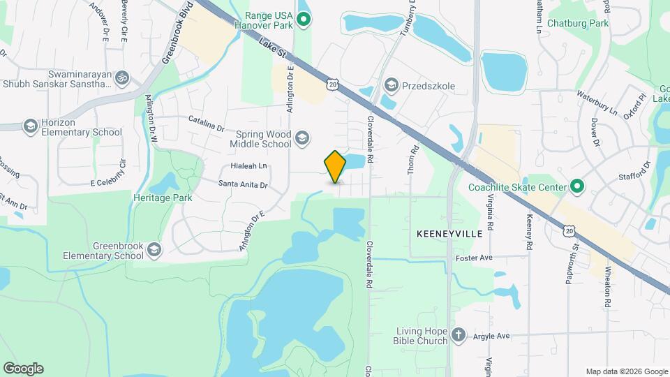 982 Indigo Ct Map and Location Details