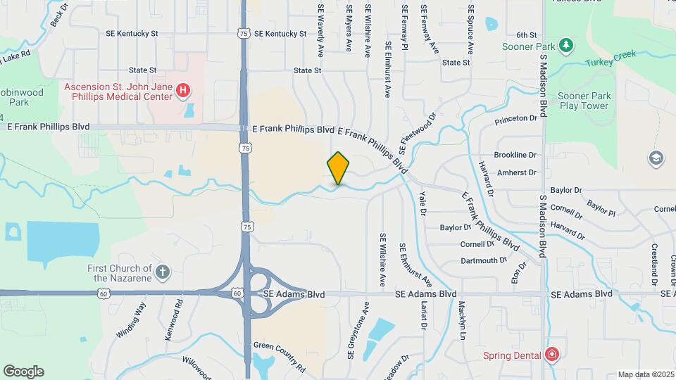 4120 Brookline Dr Map and Location Details
