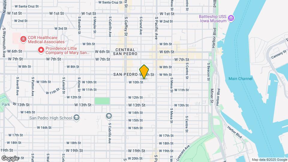 584 W 10th St Map and Location Details