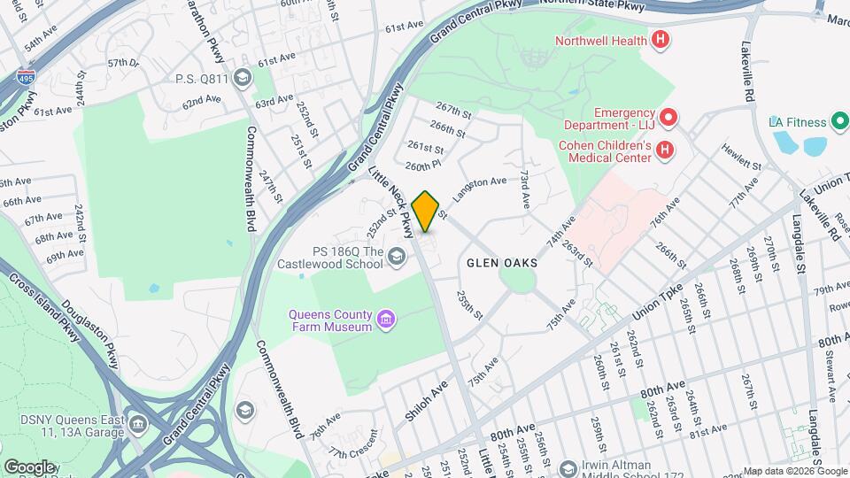 72-05 Little Neck Pkwy Map and Location Details