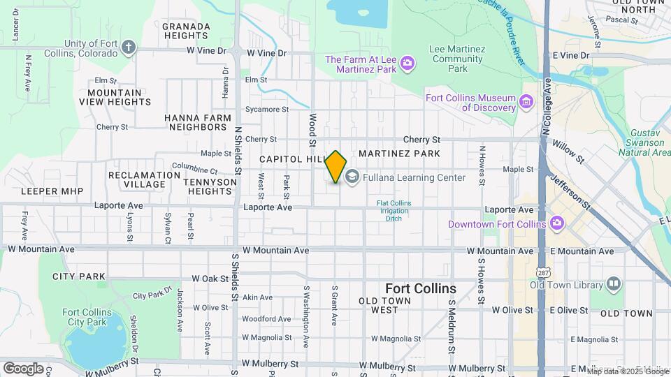 215 N Grant Ave Map and Location Details