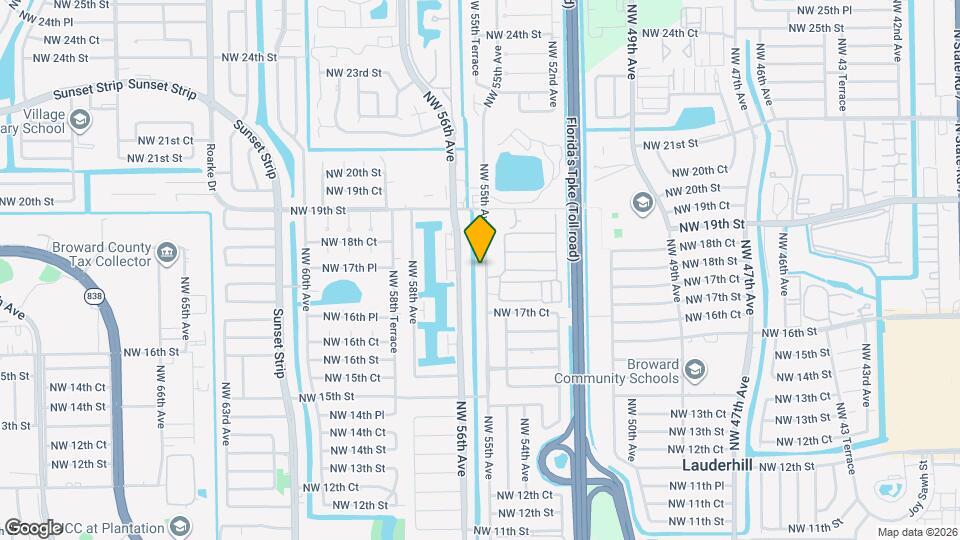 1801 NW 55th Ave, Unit Apartment for rent Map and Location Details