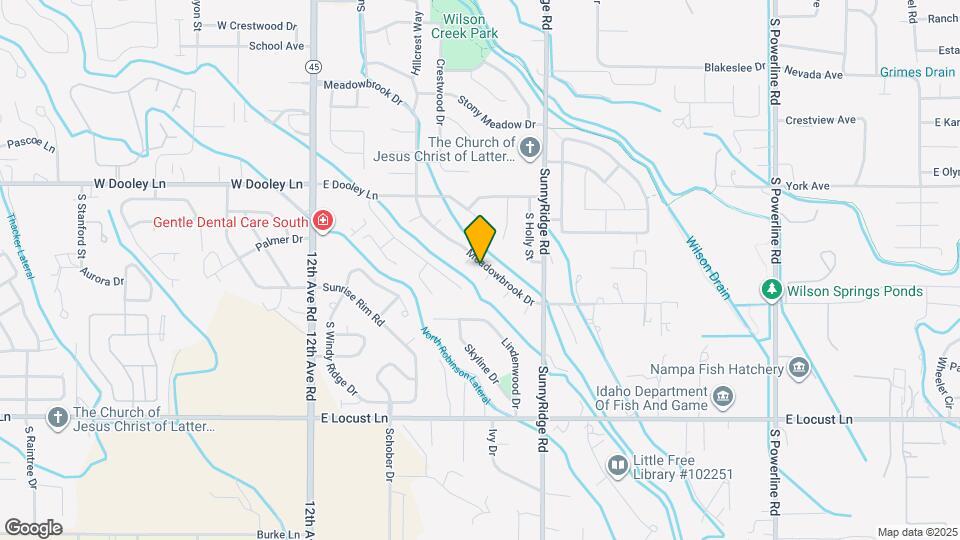 607 Meadowbrook Dr Map and Location Details