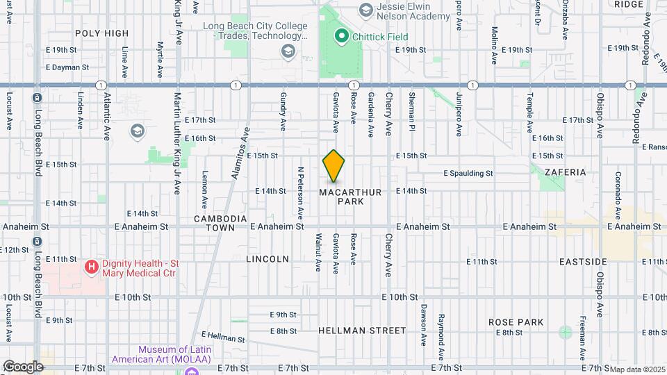 1401 Gaviota Ave Mapa y Detalles de la Ubicación