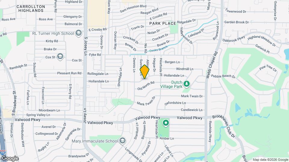 2834 Hollandale Ln Map and Location Details