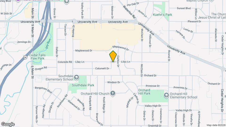 1223 Lilac Ln Map and Location Details