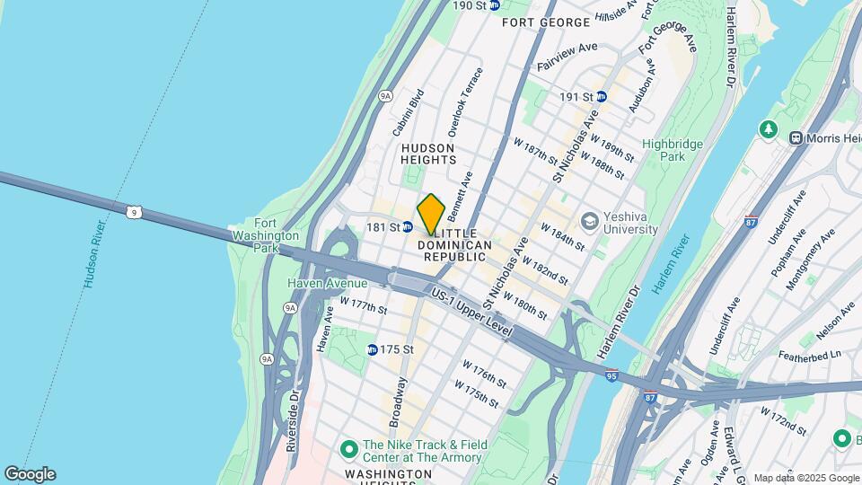 728 W 181st St Mapa y Detalles de la Ubicación