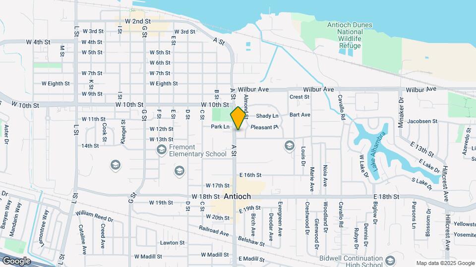 1215 A St Mapa y Detalles de la Ubicación