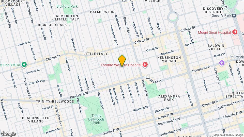220 Palmerston Av Map and Location Details