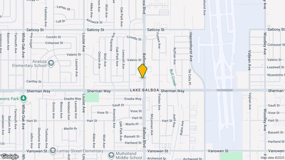 7231 Balboa Blvd Map and Location Details