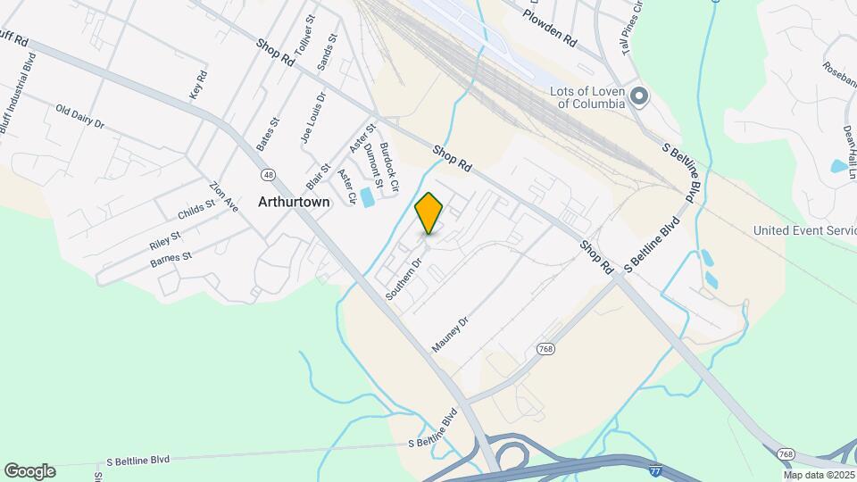 1051 Southern Dr Mapa y Detalles de la Ubicación