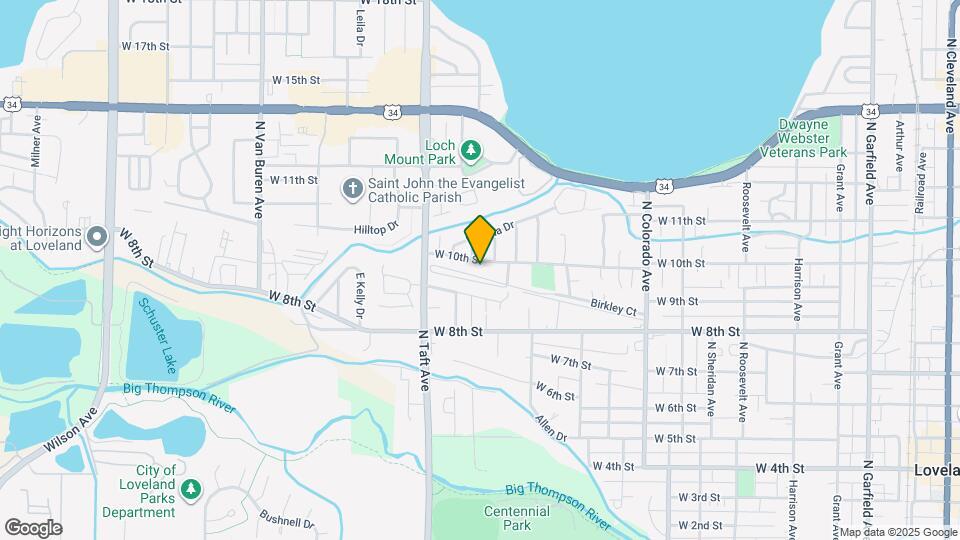 1204 W 10th St Mapa y Detalles de la Ubicación