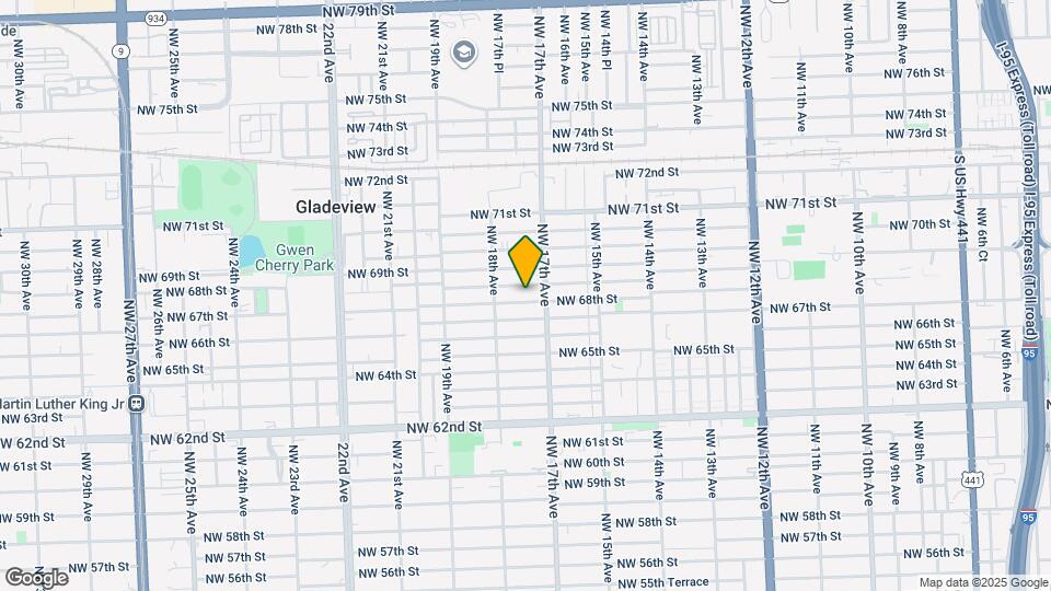1741 NW 68th St Map and Location Details