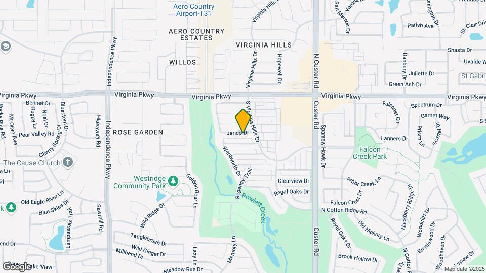 9321 Jerico Dr Map and Location Details