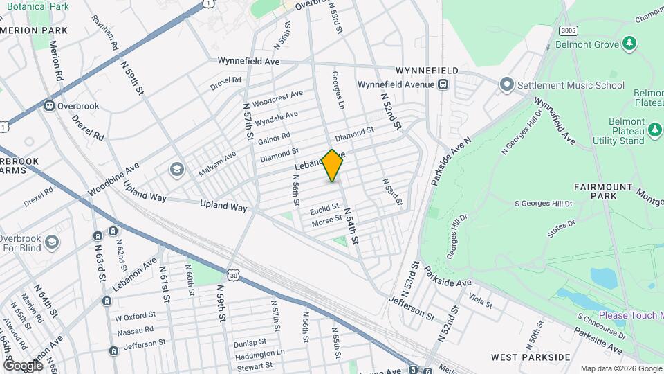 5411 W Berks St Map and Location Details