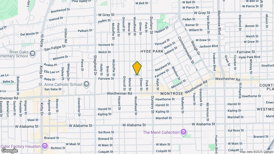 2323 Woodhead St Map and Location Details