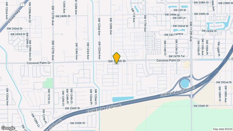 12080 SW 248th Ter Mapa y Detalles de la Ubicación