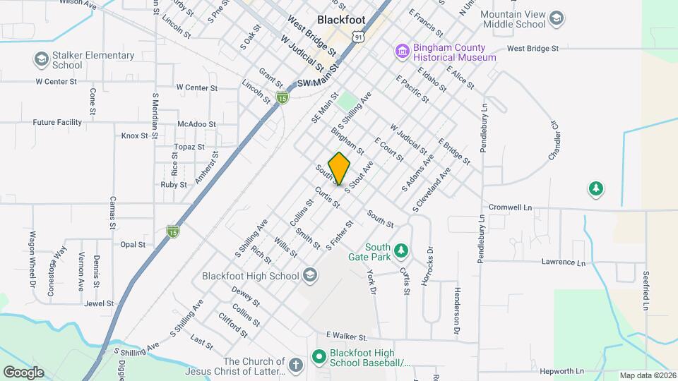 515 S Stout Ave Map and Location Details
