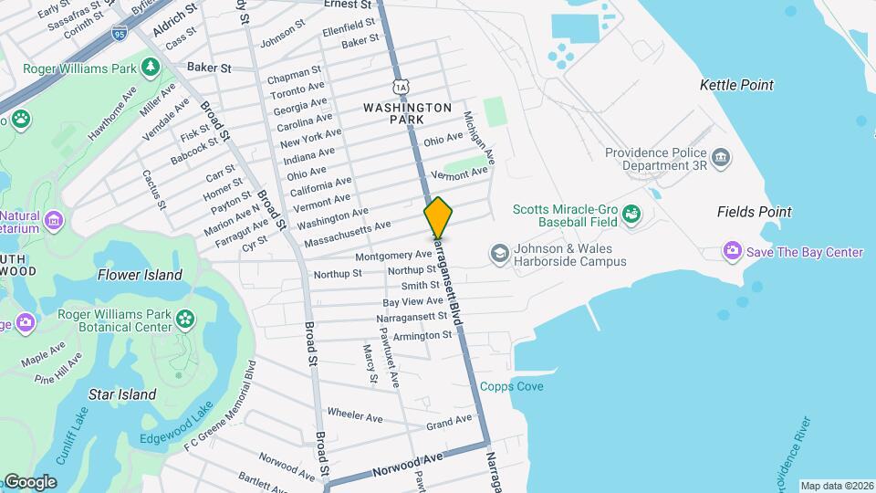 1003 Narragansett Blvd Map and Location Details