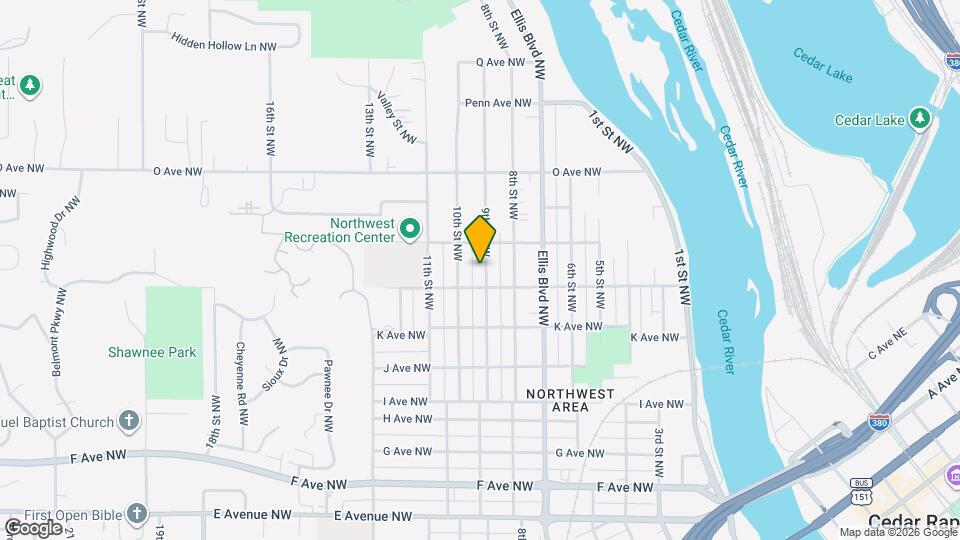 1316 9th St NW Mapa y Detalles de la Ubicación