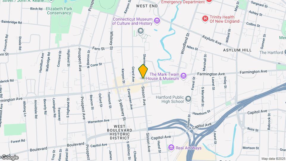 476 Farmington Ave Map and Location Details