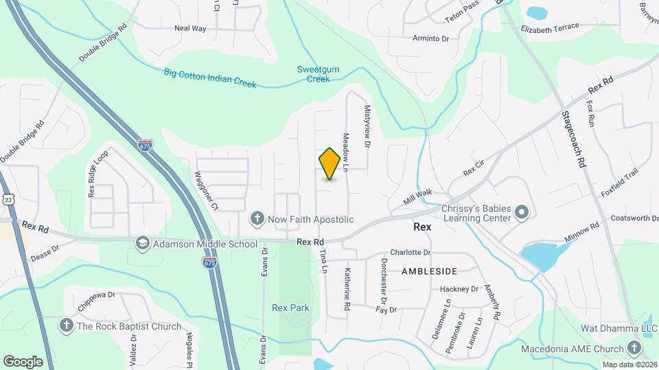 3543 Meadowview Ct Map and Location Details