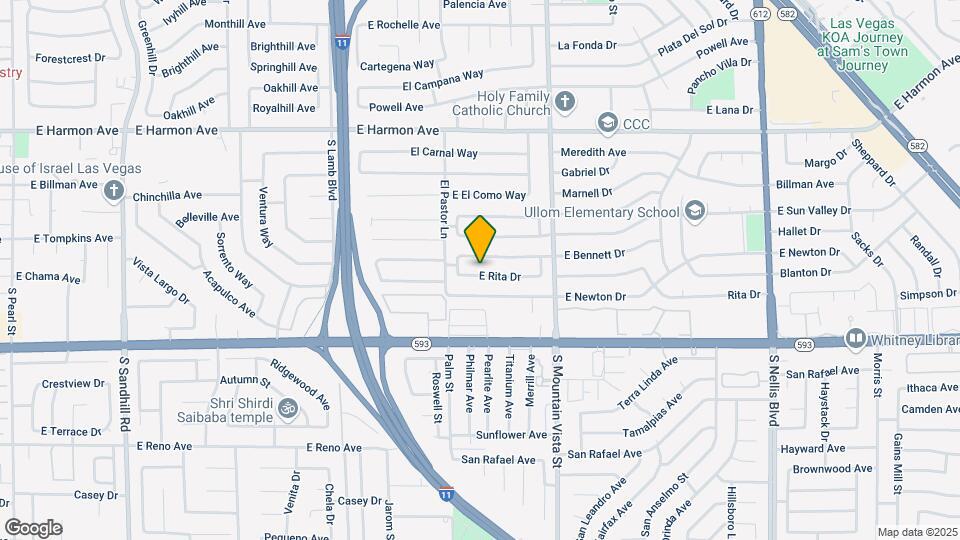 4460 E Rita Dr Map and Location Details