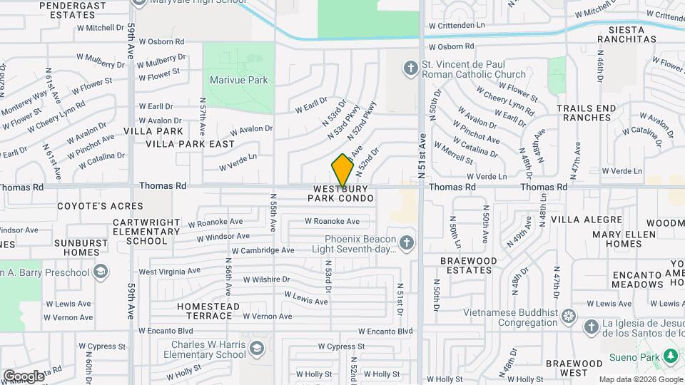 5303 W Thomas Rd Map and Location Details